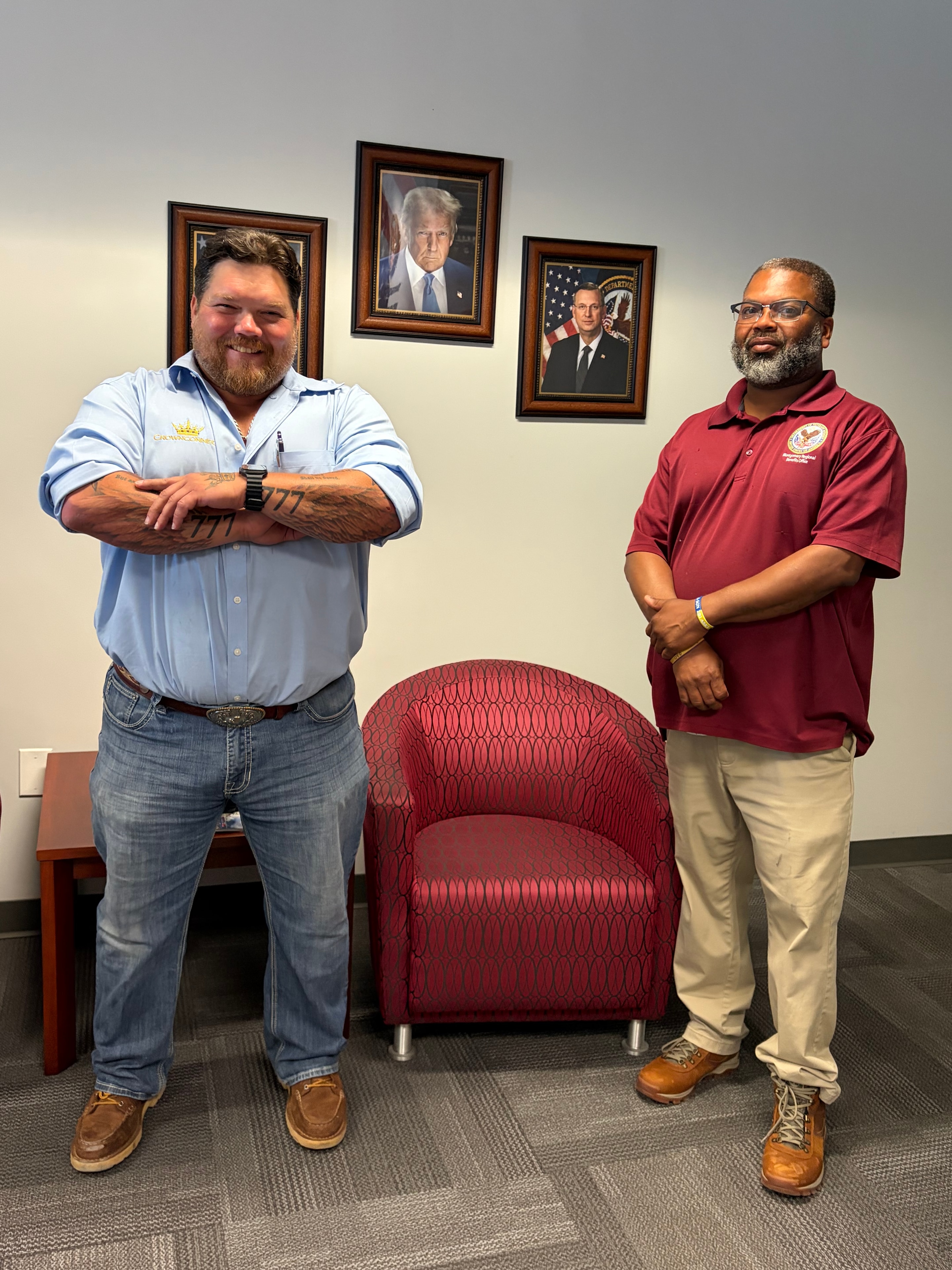 Crown Connect 777 team with U.S. Department of Veterans Affairs contacts